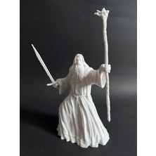 3D Yazıcı Üretimi Gandalf Figürü – Fantastik Koleksiyon Biblosu (22 Cm)