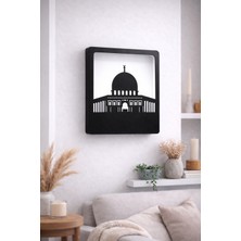 Printanomi Mescid-I Aksa LED Işıklı Dekoratif Duvar Tablosu