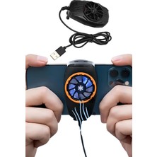 Telefonu Soğutma Fanı Radyatör Mobil Cihazlara Uyumlu Soğutucu