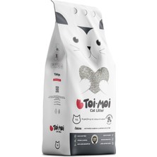 Toi Moi Topaklanan,tozsuz Aktif Karbonlu Bentonit Kedi Kumu 4 x 10 Litre