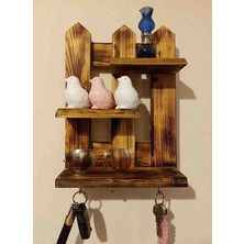 Pagus Dekoratif Ahşap Anahtarlık