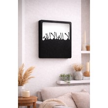 Printanomi La Ilahe Illallah Yazılı LED Işıklı Dekoratif Tablo