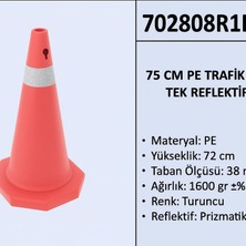 Zeplin cm Pe Trafik Konisi | Tek Reflektifli – 75