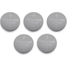 Nexgen Yuma CR2016 Süper Lityum 3V 5’li Kart Düğme Pil RSKDG34-MCHD