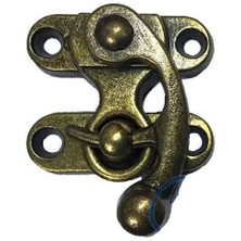 Nexgen Kancalı Yay Gözü, Ahşap Kutu Klipsi - Küçük, Antik, 1 Adet RSKDG34-MCHD