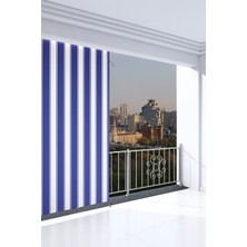 Taç Su Geçirmez Balkon Perdesi – Kornişli & Bağcıklı Branda En×boy Balkon Branda Perde