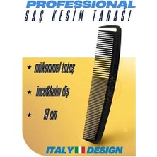 Nexgen Profesyonel Saç Kesim Tarağı Geniş Diş ve Ince Diş Tarak Saç Şekillendirme Düzeltme Tarağ