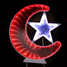 Nexgen Ay Yıldız Işık Pano Türk Bayrağı Bigem BM-079 RSKDG34-MCHD