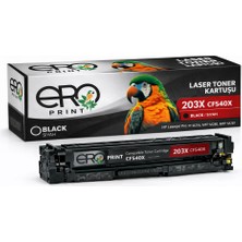 Ero Print HP CF540X - 203X | HP Pro M254dn Siyah Muadil Toner