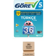 Nitelik Yayınları 5. Sınıf Görev Türkçe 36 Haftalık Çalışma Föyleri + Telefon Standı