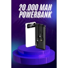 Nexgen Powerbank 20.000 Mah Hızlı Şarj Özellikli Taşınabilir USB Girişli RSKDG34-MCHD
