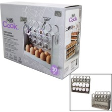 Nexgen 30 Hazneli Buzdolabı Yumurta Organizeri Yaylı Katlanır Raf - Zaman Kayıt Fonksiyonu (4887) Rsgo3
