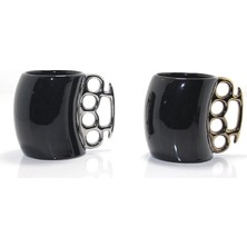 Nexgen Porselen Muşta Tasarımlı Kupa Bardak RSKDG34-MCHD