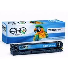 Ero Print HP CF541X - 203X | HP Pro M254dn Mavi Muadil Toner