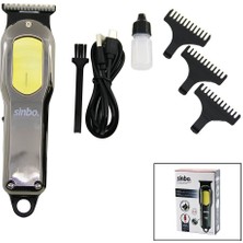 Nexgen USB Şarjlı - LCD Göstergeli Saç Kesme Traş Makinesi Gövde Krom Kaplama  SHC-1903 (4887) Rsgo