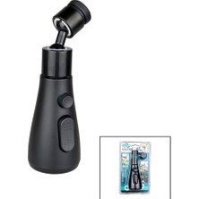 Nexgen 360 Derece Dönebilen- 3 Mod  Siyah Yağmur Püskürtme Borulu Kubar Musluk Ucu KTX-3289 (4887) Rs