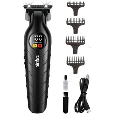 Nexgen USB Şarjlı - LCD Göstergeli Saç - Sakal Kesme Traş Makinesi  Plastik Gövde SHC-1909 (4887)