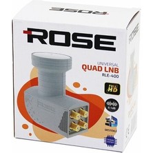 Nexgen 4lü Uydu Lnb Unıversal Quad Full Hd -  3D - 0.1db RLE-400 (4887) RSGO34-MCHD