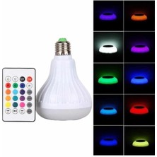 Nexgen Kumandalı Rgb LED Işık Bluetooth Hoparlör Ses Lambası Renkli Ampul RSKDG34-MCHD