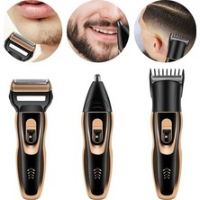 Nexgen Üç Başlıklı Tıraş Makinesi Erkek Saç Sakal Bakım Seti (4887) RSGO34-MCHD