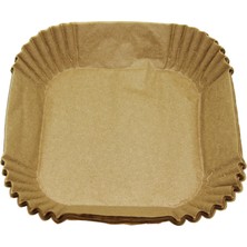 Nexgen Air Fryer 50 Parça  Kare - 16X4.5CM Kağıt Pişirme Kalıbı (4887) RSGO34-MCHD