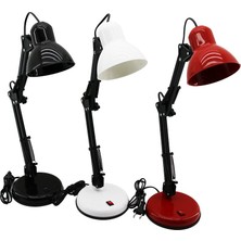 Nexgen Metal Akrobat Ayaklı Elektrikli Masa Lambası Renkli Plastik Tabla - Kafa (4887) RSGO34-MCHD