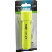 Nexgen 3W   USB Şarjlı   Mini  El Feneri  2 Mod Işık - Max: 500 Lumen - 500 Mah Pil PT-6899 (4887) Rs