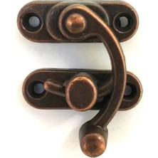 Nexgen Yay Gözü, Ahşap Kutu Klipsi - Büyük 37X45 Mm, Antik, 1 Adet RSKDG34-MCHD