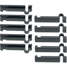 Akat Arçelik Ile Uyumlu 6386SC Bulaşık Makinesi Alt Sepet Uzun Klipsi Sol - 1781880200 - 10 Adet