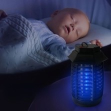 Nexgen Tutma ve Asma Saplı Ledli Sinek Makinası 2W Sinek Öldürücü Uv Mor Işıklı Aparat (4887) Rsgo