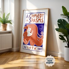 Persona Istanbul 1895 "komedi ve Gözyaşı" - Art Nouveau Kitap Sanatı (Çerçevesiz)