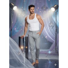 Lüx Wood Erkek Çizgili Modal Atlet 3'lü Paket - Lüx Erşah