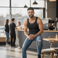 Lüx Wood Lüx Erşah %100 Pamuk Klasik Ribana Erkek Atlet 6'lı Paket  301 Serisi