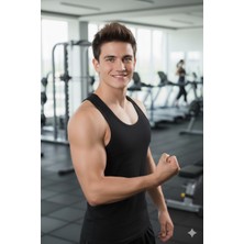 Lüx Wood Lüx Erşah 502 Kodlu Pamuk Likra Sporcu Kesim Atlet 3'lü Paket