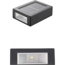 Marsilyan Solar Güneş Enerjili Çift Taraflı Duvar Lambası Çift Taraflı Duvar Lamba Güneş Enerjili