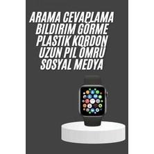 Marsilyan Akıllı Saat Çok Fonksiyonlu Uyku Takibi Adımsayar Nabız Ölçer Arama Cevaplayan