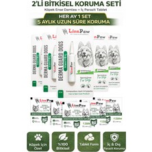 Lion Paw 2'li Set Köpek 1-10 kg Bitkisel Iç Dış Ense Bitkisel Damla Seti - 5 Damla 5 Tablet