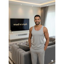 Lüx Wood  3 Adet Erkek Lüx Pamuk Penye Atlet Premium Rahat Lüx Erşah