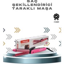 Marsilyan Ergonomik Tasarımlı Fön ve Maşa Uyumlu Saç Şekillendirici Maşa