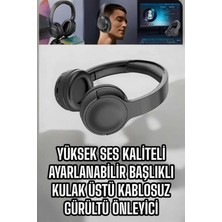 Marsilyan Kablosuz Bluetooth Kulaklık Anc/enc Destekli Kulak Üstü Yüksek Ses Kaliteli