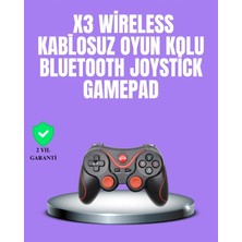 Marsilyan Android Uyumlu Gamepad X3 Game Stick Oyun Kolu Bluetooth Bağlantılı