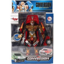 Mayf HW-899-1-2-5 Dönüşebilen Robot Jeep 1:24 -Vardem