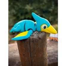 Pynarix Teruzor Pterodaktil Figür Oyuncak – Gökyüzünün Kadim Efendisi🦖🌪️ 3D Hareketli Organik Model - Orta Boy