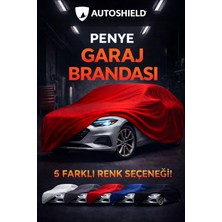 Universal Premium Penye Branda Garaj Branda Örtüsü Dayanıklı Kalın Penye Branda Otomobil Çadır Branda Kırmızı