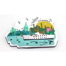 No 35 Moda Istanbul Temalı Magnet Model 2