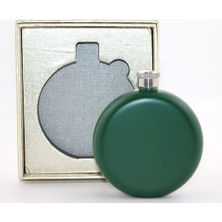 No 35 Moda Paslanmaz Çelik Yuvarlak Matara 5 Oz Yeşil Renk