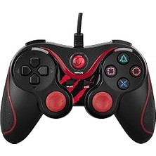 SHC4200 Nebulix Ps3/pc Kırmızı USB 1.8m Joypad