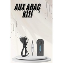 Marsilyan Yeni Nesil Bluetooth Aux Araç Kiti Siyah Tv Tablet Telefon Araç Araba