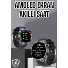 Marsilyan Akıllı Saat Bluetooth Bağlantılı Amoled Ekran Uyku ve Sağlık Takibi