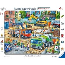 SHC4200 Ravensburger Çerçeveli 25 Parça Şantiyede Yapboz